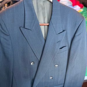 Men’s Navy Double Breasted Sport Coat 40R